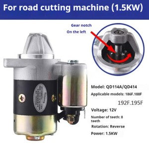 ya 26 8.1 Generator Road Cutting Parts Motor 168 186 188 192F Diesel Engine Starterf