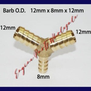 ya 18 8.4.2 TEE Y Union ELBOW Barb Fitting Connector Reducer Adapter Splicer Joiner to25451