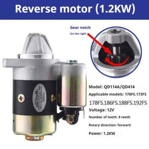 ya 26 8.1 Generator Road Cutting Parts Motor 168 186 188 192F Diesel Engine Starteri