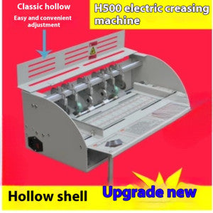 ya 26 7.28.2 Electric Book Cover Creasing Machine Card Folding Color Pages Dashed 110V 220Vb