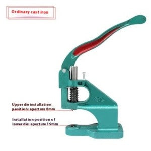 ya 26 7.28.2 1PC Eyelet Setter Hand Press Machine Manual Rivet Setter Metal Studs Setterl