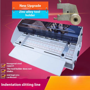 ya 26 7.28.2 Electric Book Cover Creasing Machine Card Folding Color Pages Dashed 110V 220Vd