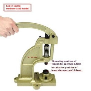 ya 26 7.28.2 1PC Eyelet Setter Hand Press Machine Manual Rivet Setter Metal Studs Setterj