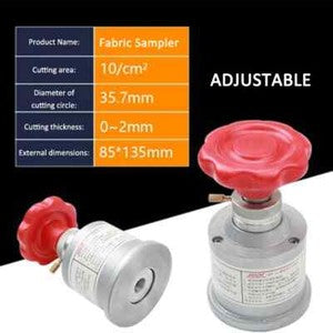 ya 26 7.28.2 Disc Sampler Paper Cloth Fabric Sampling Knife Machine Engraved Cut Cloth Knifek