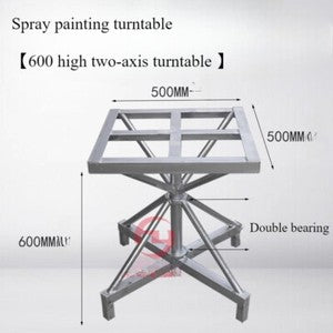 ya-26-7.28-360¡ã-Turntable-Iron-ame-Polishing-Paint-50*50cm-Double-ing-Metal-amep