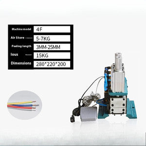 ya 26 8.1 Vertical Core Wire Pneumatic Wire Stripping Machine Small Wire Stripping Machinek