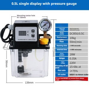 ya 26 7.28.2 Automatic Lubricating Oil Pump CNC Lathe Machine Tool Oiler Electric Oiling Pumpl
