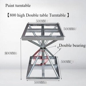 ya-26-7.28-360¡ã-Turntable-Iron-ame-Polishing-Paint-50*50cm-Double-ing-Metal-amet