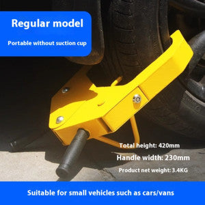 ya 26 7.28.2 Small Suction Cup Locker Car Tire Lock Wheel Lock Anti-occupation Floor Locksj