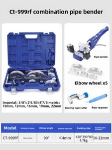 ya 26 7.28.3 Hand Bender Tool Set 6-22mm Standard Manual Copper Pipe Made of Steelc