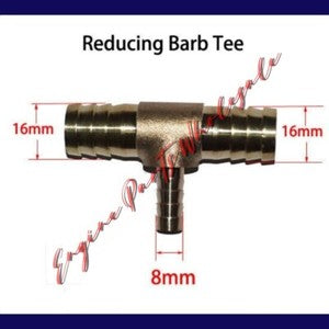 ya 18 8.3.2 TEE Y Union ELBOW Barb Fitting Connector Reducer Adapter Splicer Joiner to19997