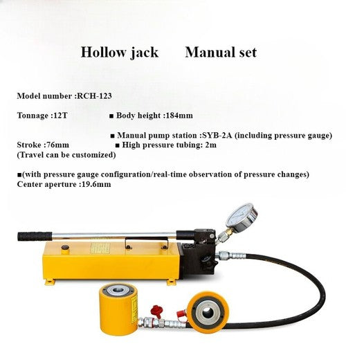 ya 26 7.28.3 Separate Hydraulic Jack Single-acting Hollow Jack Through The Core Manuallyn