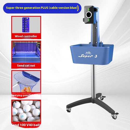 ya 26 8.1 Triple Serve Table Tennis Trainer Serve Super 3 Auto Serve Trainer Serversg