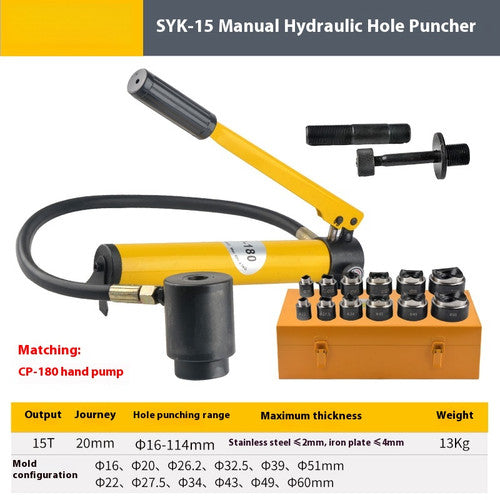 ya 26 8.1 SYK-8A Stainless Steel Hydraulic Hole Opener Drilling Machine with Moldsi