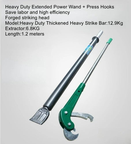 ya 26 8.1 Heavy Duty Tire Tools God Power Rod, Impact Rod Tire Rod, Tire Removal Rodd