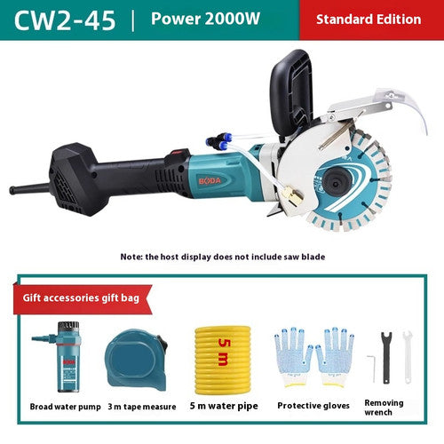 ya 26 7.28.2 CW7-125B Slotting Machine 220V One Time Moulding Dustless Hydro Cutting Machinec