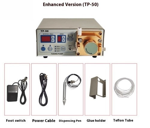 ya 26 8.1 TP-50 Peristaltic Digital Display Dispensing Machine Quick Drying Glue Machineb
