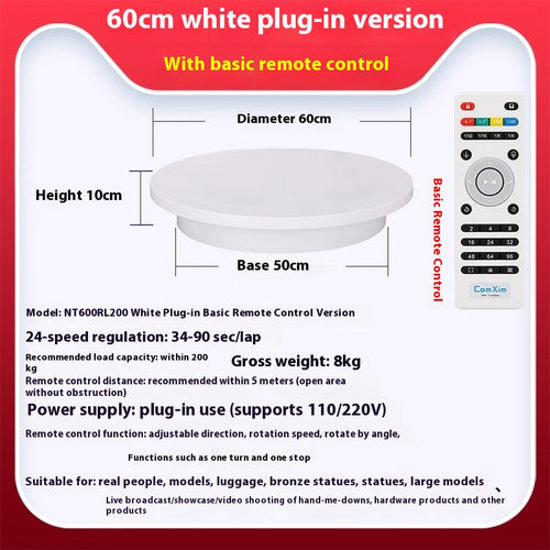 ya-26-7.28-Automatic-Turntable-Display-Table-Remote-Control-Speed-Plug-in-Chargingk