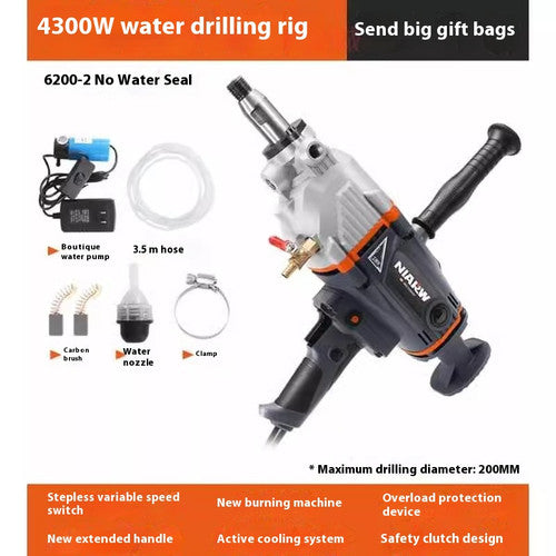ya 26 7.28.3 Handheld Concrete Core Drilling Rig Water Drilling Rig 4300W/220V Drillingn