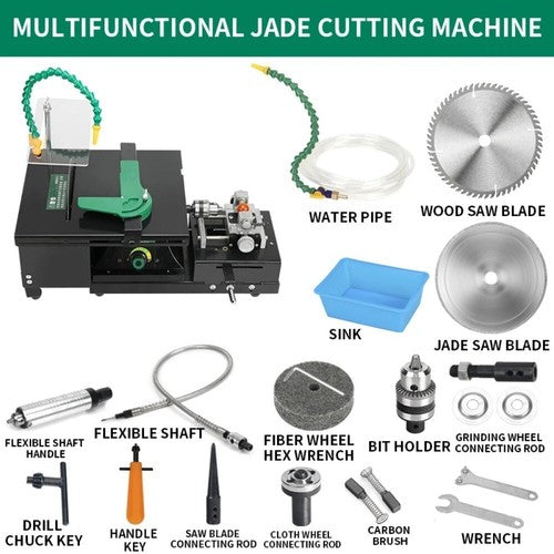 ya 26 8.1 Multifunctio l Small Table Grinder 1850W Jade Cutting and Grinding One machinee