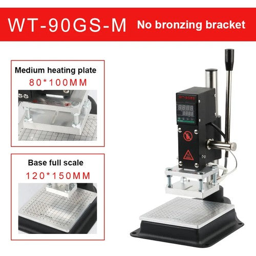 ya 26 8.1 Manual Desktop Marking Machine 220/110V Leather Multifunction Hot Foilf