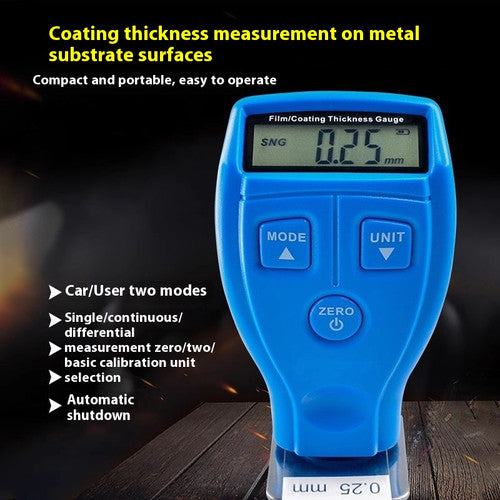 ya 26 8.1 Automotive Paint Coating Thickness Gauge Paint Film Gauge High Pisiond