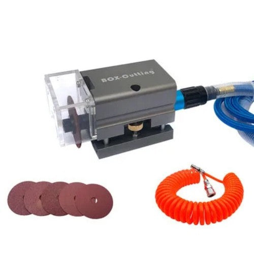 ya 26 7.28.3 Pneumatic Cutting Machine Nick Grinder Groove Grinding Machine for Cartonm