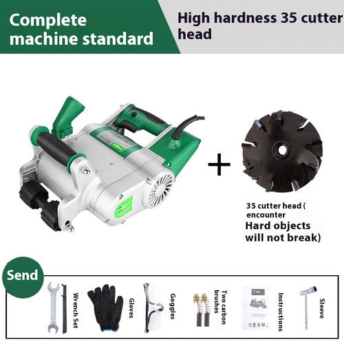 ya 26 8.1 220V Electric Wall Chaser Concrete Tile Cutter Notcher Groove Cutting Machineb