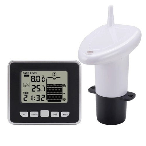 ya 26 7.28.2 Ultrasonic Wireless Water Tank Liquid Level Meter With Temperature Sensord