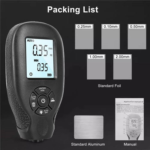 ya 26 8.1 Automotive Paint Coating Thickness Gauge Paint Film Gauge High Pisionk