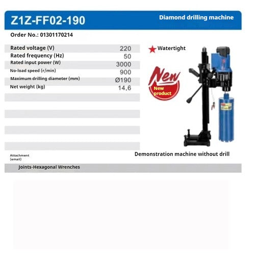 ya 26 7.28.3 Benchtop Water Drilling Machine Concrete Drilling Machine Drilling Machinen