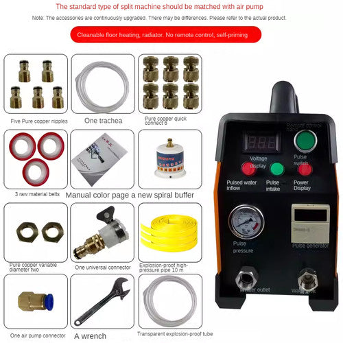 ya 26 7.28.2 Automatic Underfloor Heating Cleaning Machine Pulse Wash Duct Cleaningc