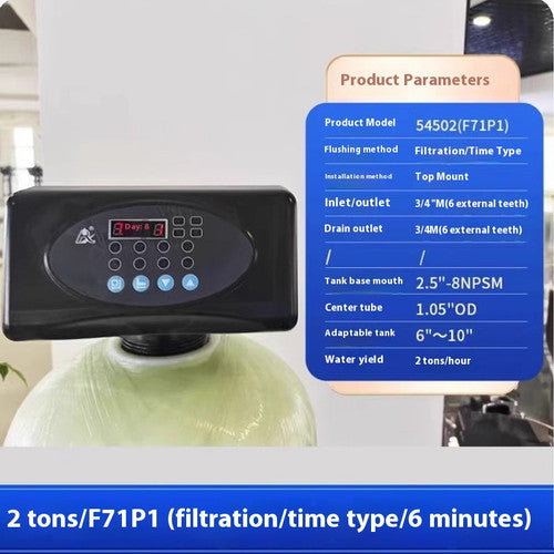 ya 26 8.1 Automatic Water Softener Control Valve Time/flow Softening Valve 4 Tonsb