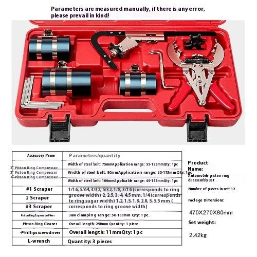ya 26 8.1 Automobile Piston Ring Repair Set Piston Ring Disassembly Compression Set Toolc