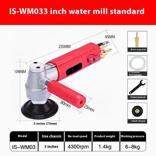 ya 26 7.28.2 3 in./4 in. Water-filled Pneumatic Water Grinder Pneumatic Water Grinderf