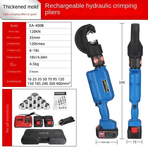ya 26 7.28.3 Electric Hydraulic Pliers hargeable Portable Battery Cable Crimping Plierse