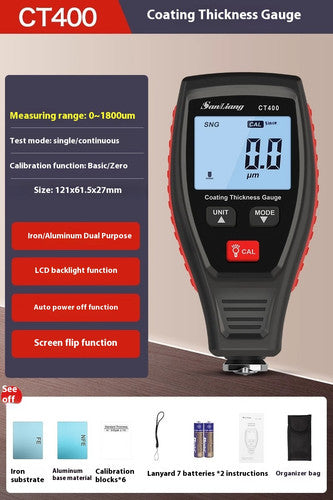 ya 26 7.28.2 Coating Thickness Gauge Paint Film Meter Paint Surface Tester Range 0~1300¦Ìmb