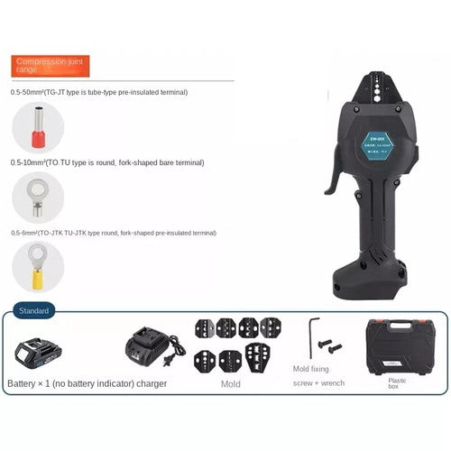 ya 26 8.1 Electric Crimping Tool, Termi l Pre-Insulated Tubular Bare Termi l Crimpinge