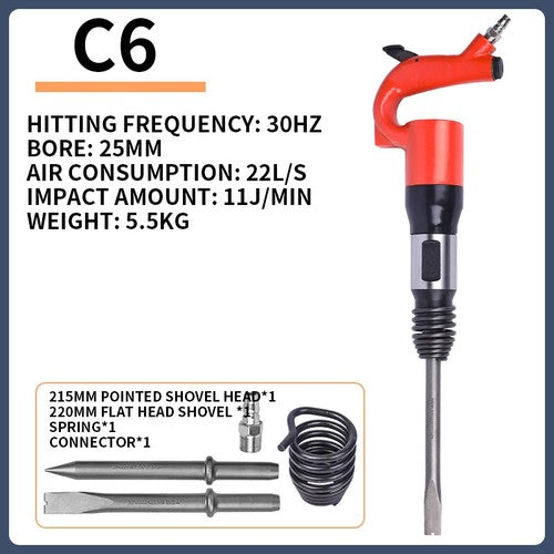 ya 26 7.28.2 Pneumatic Wind Pick C4/C6 Wind Shovel Pick Drill Pneumatic Chisel Stone Crusherb