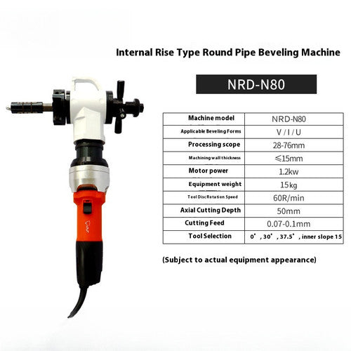 ya 26 8.1 Round Pipe Chamfering Machine Stainless Steel Pipe Edge Milling Machinei
