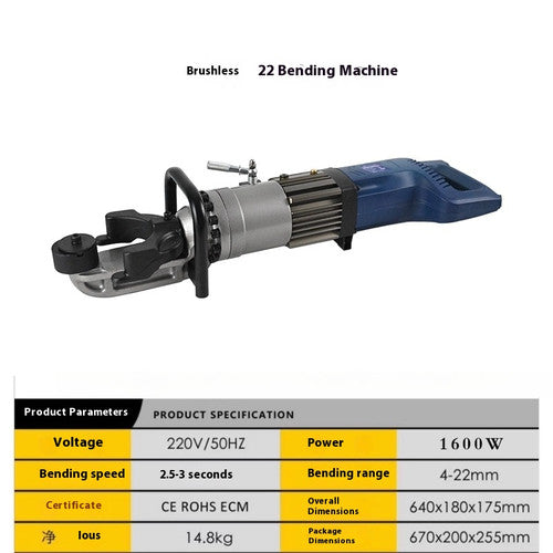 ya 26 8.1 Electro-hydraulic Portable Rebar Fast Bending Machine Handheld StraighteningToolm