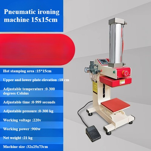 ya 26 7.28.3 High Pneumatic High Pressure Ironing Machine Heat Transfer Printing Machined