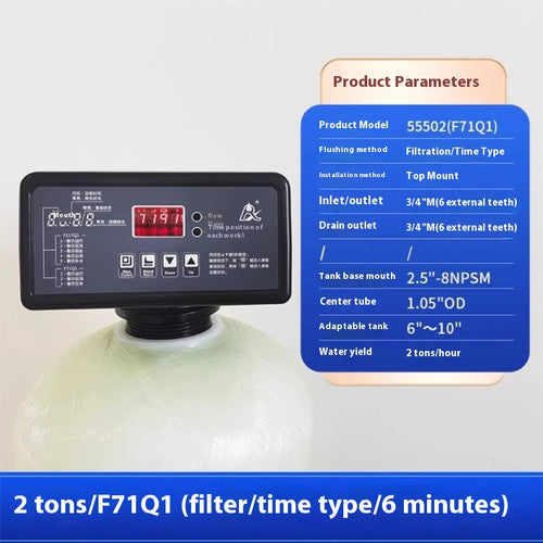 ya 26 8.1 Automatic Water Softener Control Valve Time/flow Softening Valve 4 Tonsg