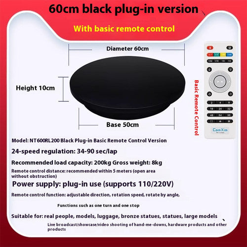 ya-26-7.28-Automatic-Turntable-Display-Table-Remote-Control-Speed-Plug-in-Chargingj