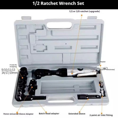 ya 26 7.28.2 Pneumatic Ratchet 90 De Large Torque 1/2 Inch 3/8 Inch L Right Angleg