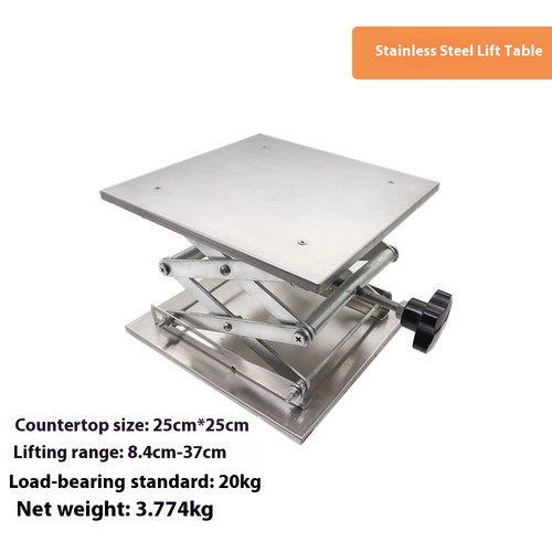 ya 26 7.28.2 Stainless Steel Aluminum Oxide Lift Table Leveler Small Manual Platform Lifterz