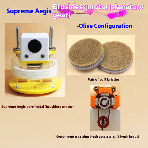 ya 26 7.28.3 Automatic Bead Bead Machine Bead Polishing Machine Walnut Wood Polishing Machineq