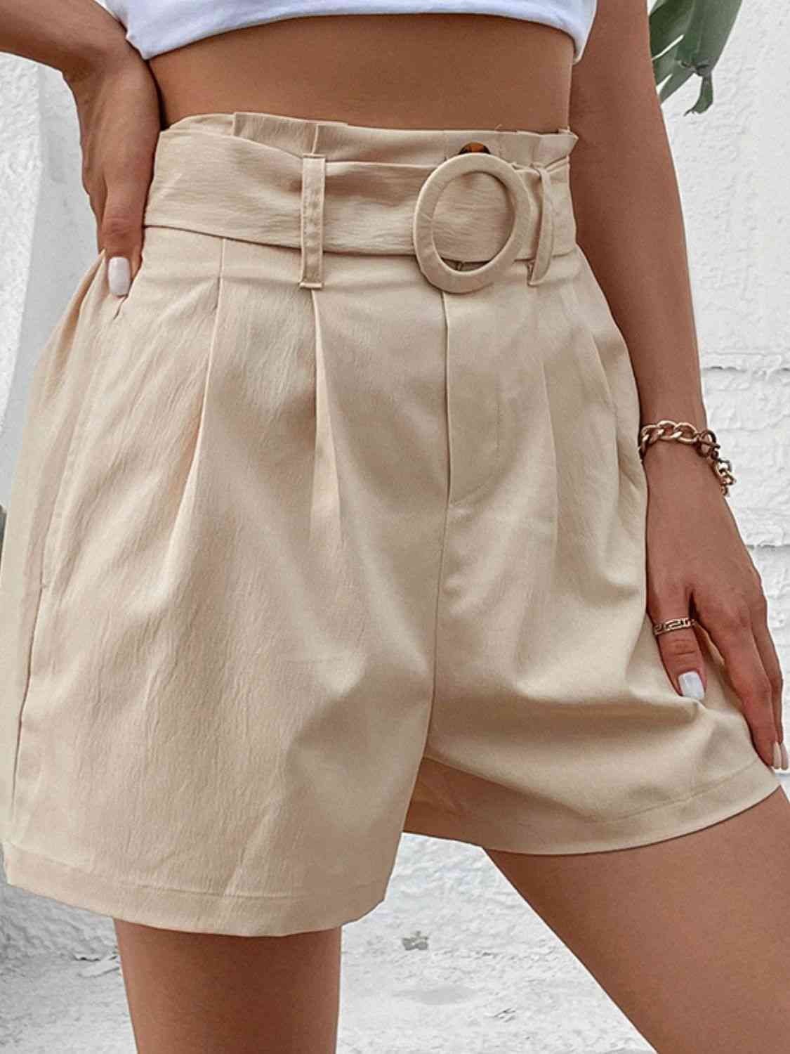 Belted Shorts with Pockets - Create the impossible