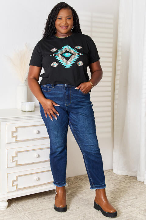 Simply Love Graphic Short Sleeve T-Shirt - Create the impossible