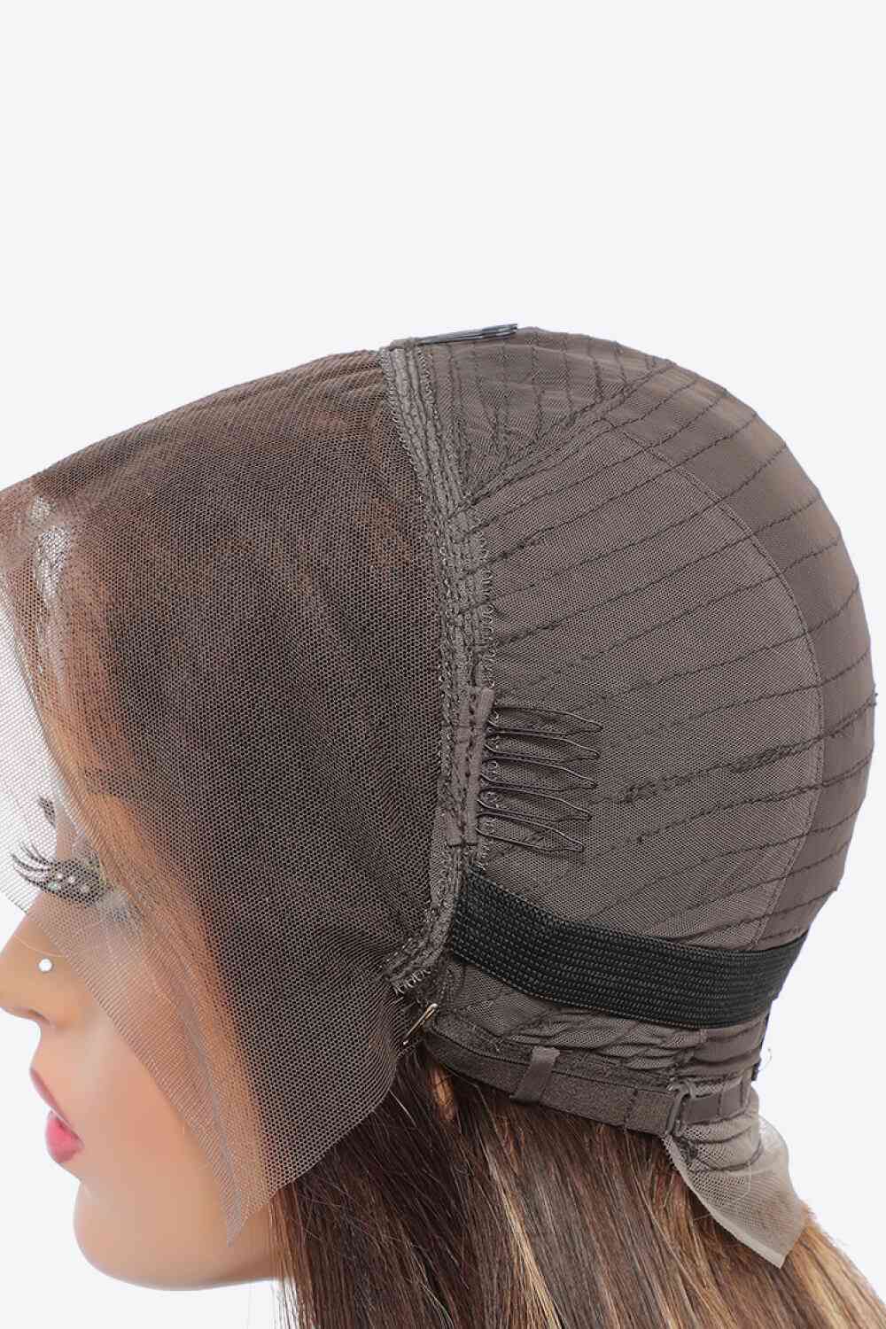 18" 160g Highlight Ombre #P4/27 13x4 Lace Front Wigs Human Virgin Hair 150% Density